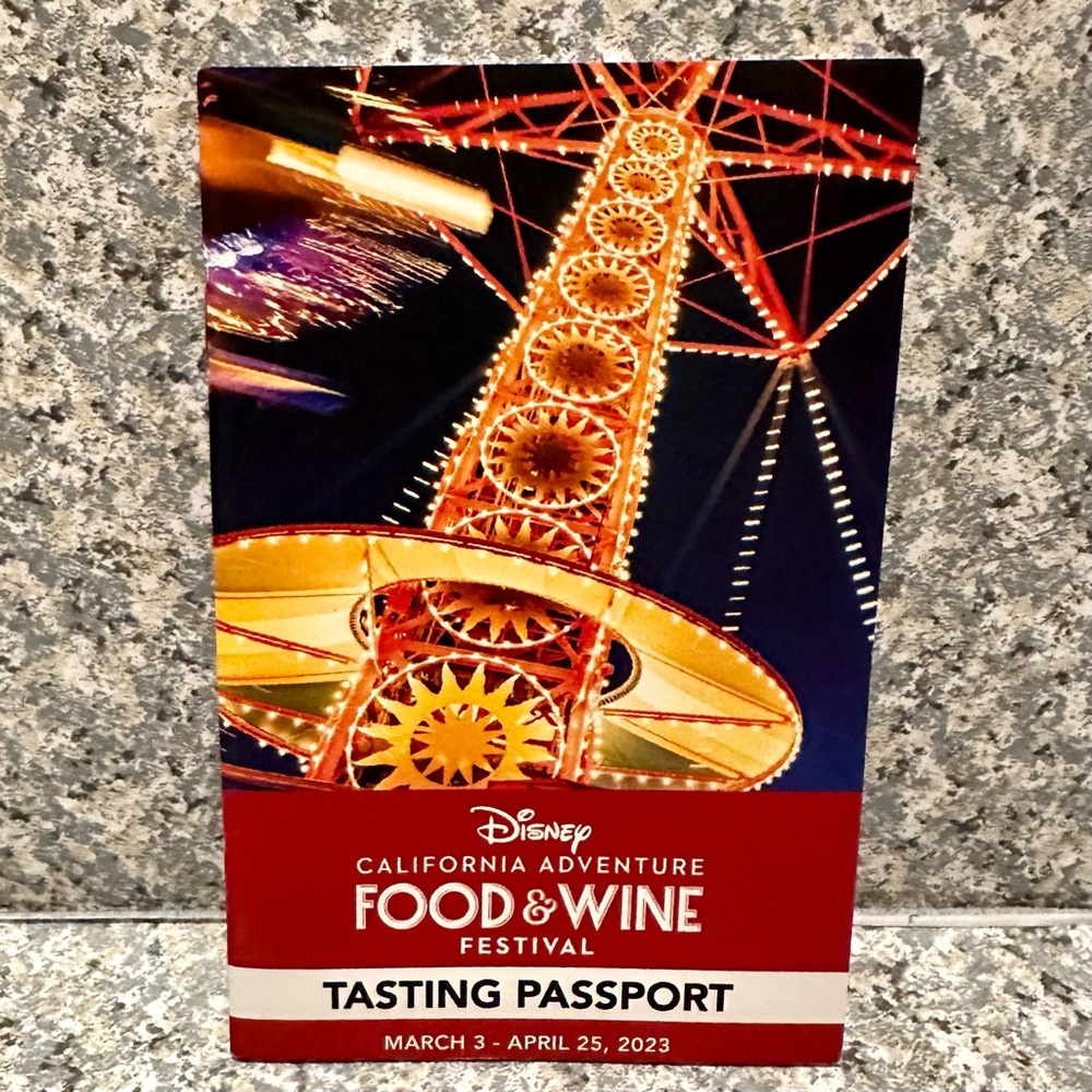 Disneyland Food And Wine Festival Tasting Passport | Disney California Adventure